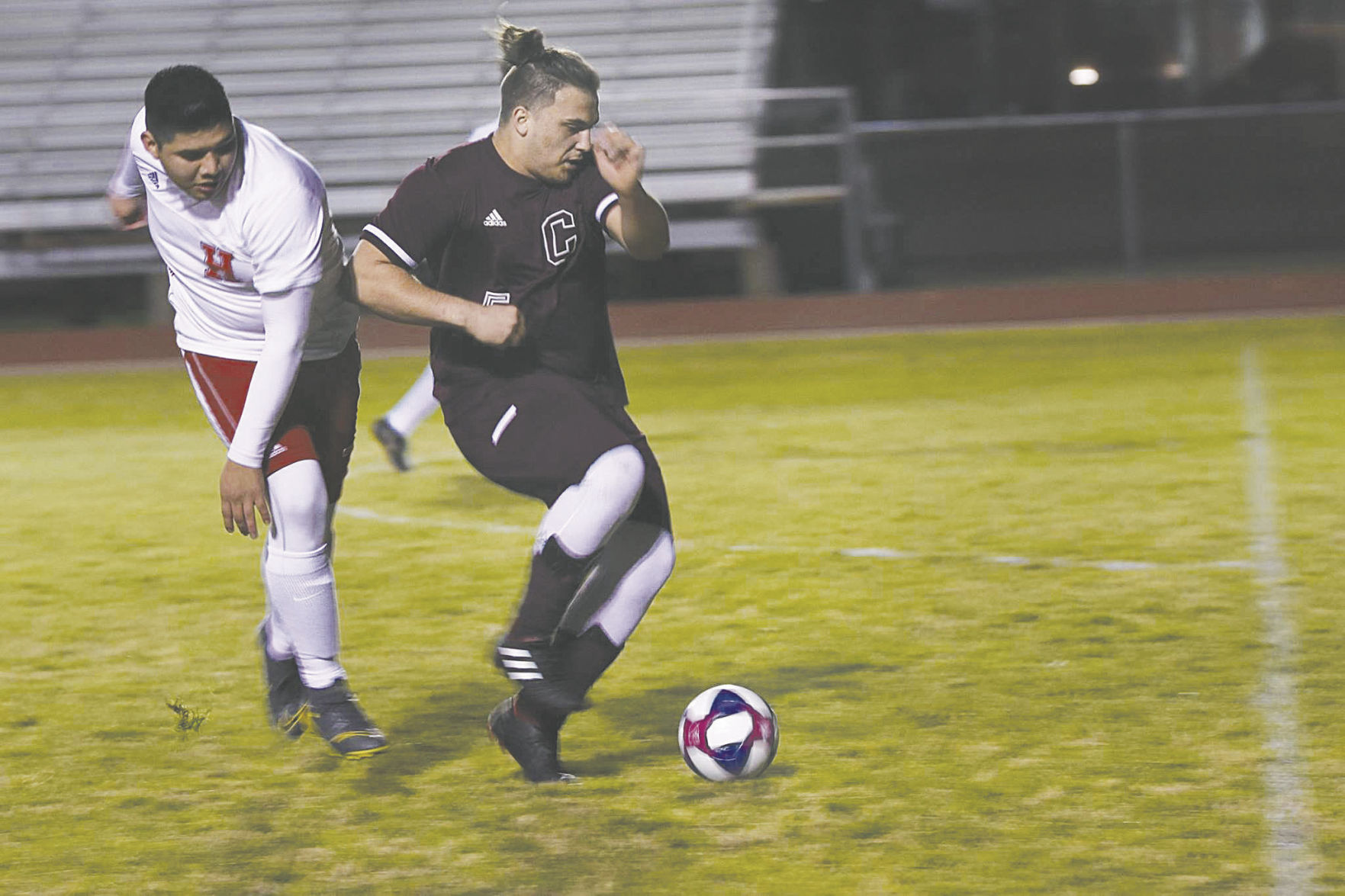 Eagles take flight over soccer pitch